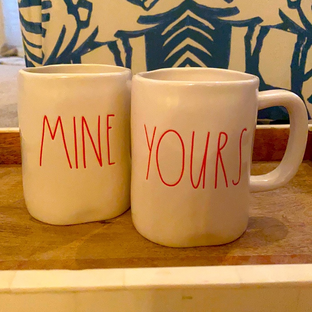 Rae  Dunn MINE & YOURS mug